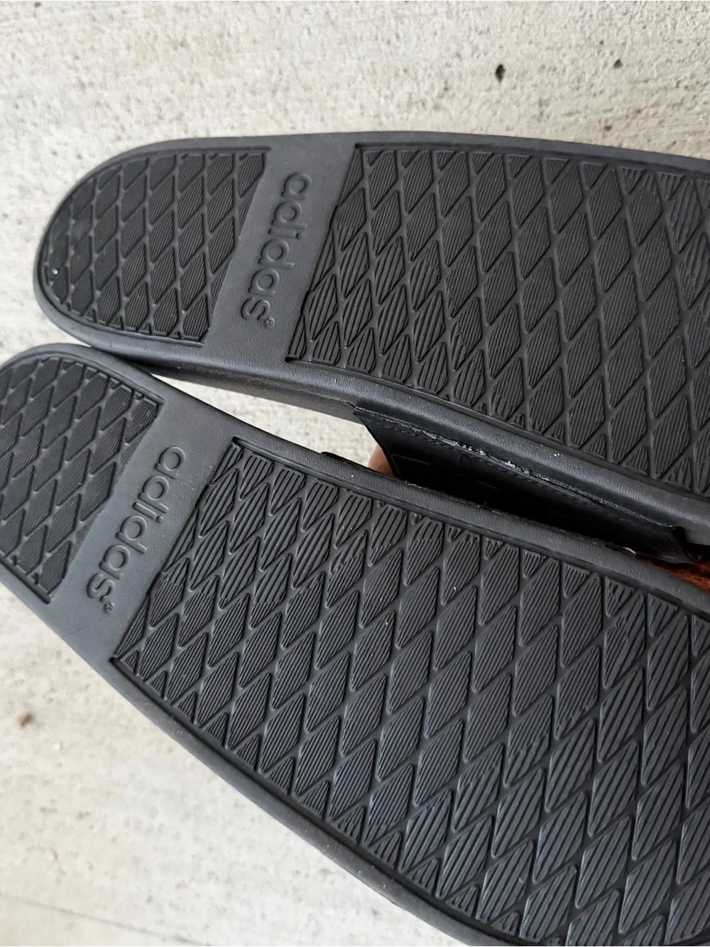 Adidas Adilette Cloudfoam Plus Mono Slides size 13